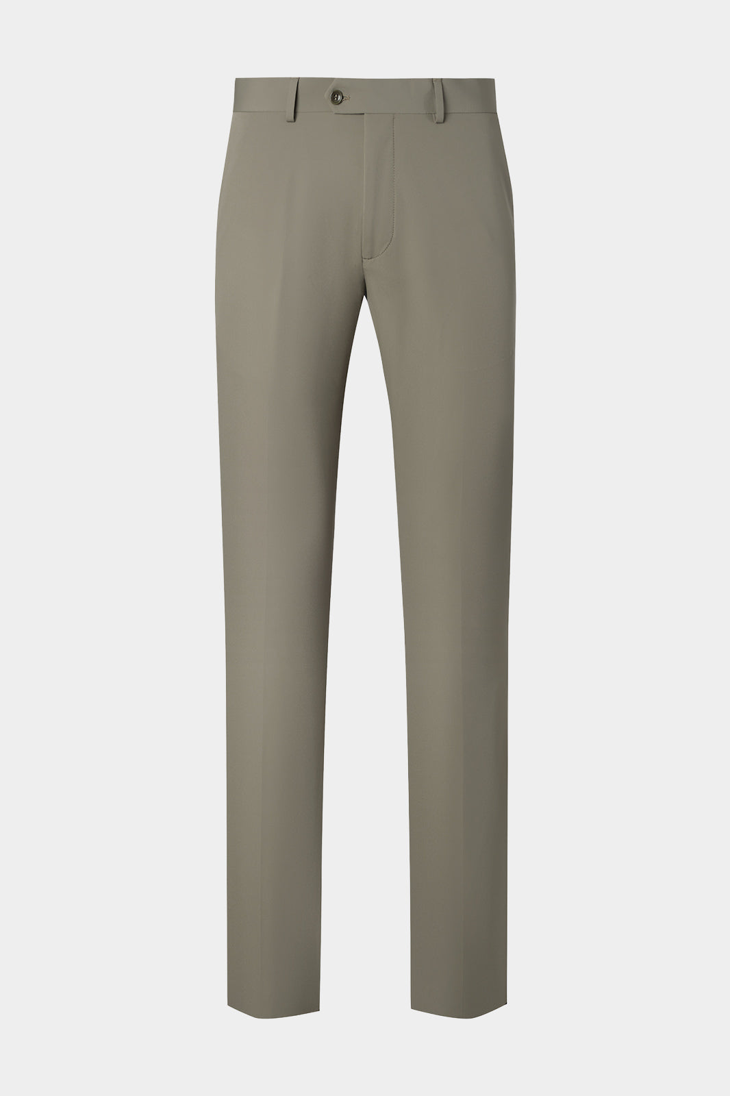 Vue sur fond blanc d'un pantalon technique Bon en kaki clair