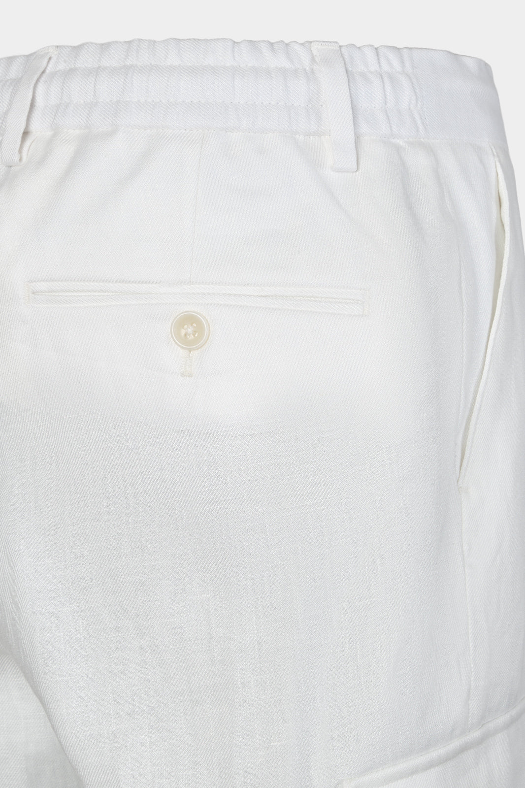 Linen cargo joggers - White - Swiss price 165 - missing photos and alt text