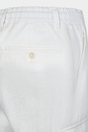 Linen cargo joggers - White - Swiss price 165 - missing photos and alt text