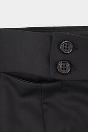 Pantalon à pince oversize - Gris foncé