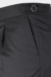 Pantalon à pince oversize - Gris foncé