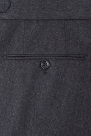 Pantalon à pince oversize - Gris anthracite