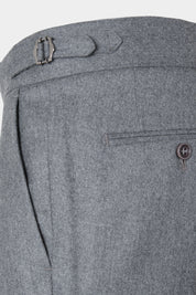 Pantalon à patte de serrage - Gris clair