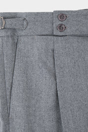 Pantalon à patte de serrage - Gris clair