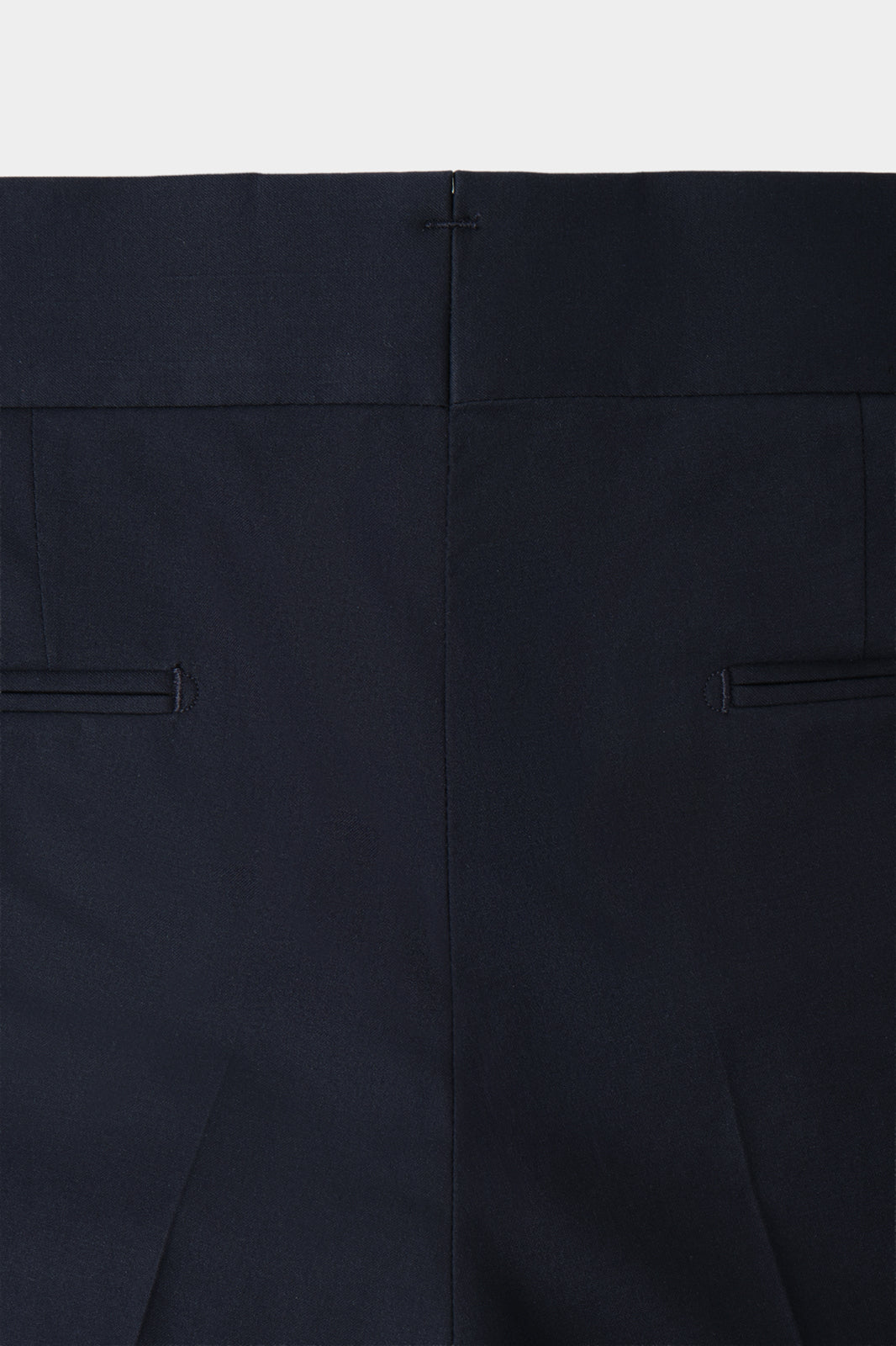 1-ply cotton pants with drawstring - Navy