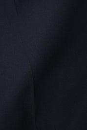 1-ply cotton pants with drawstring - Navy