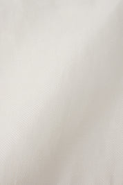 Pantalon en lin à patte de serrage - Blanc