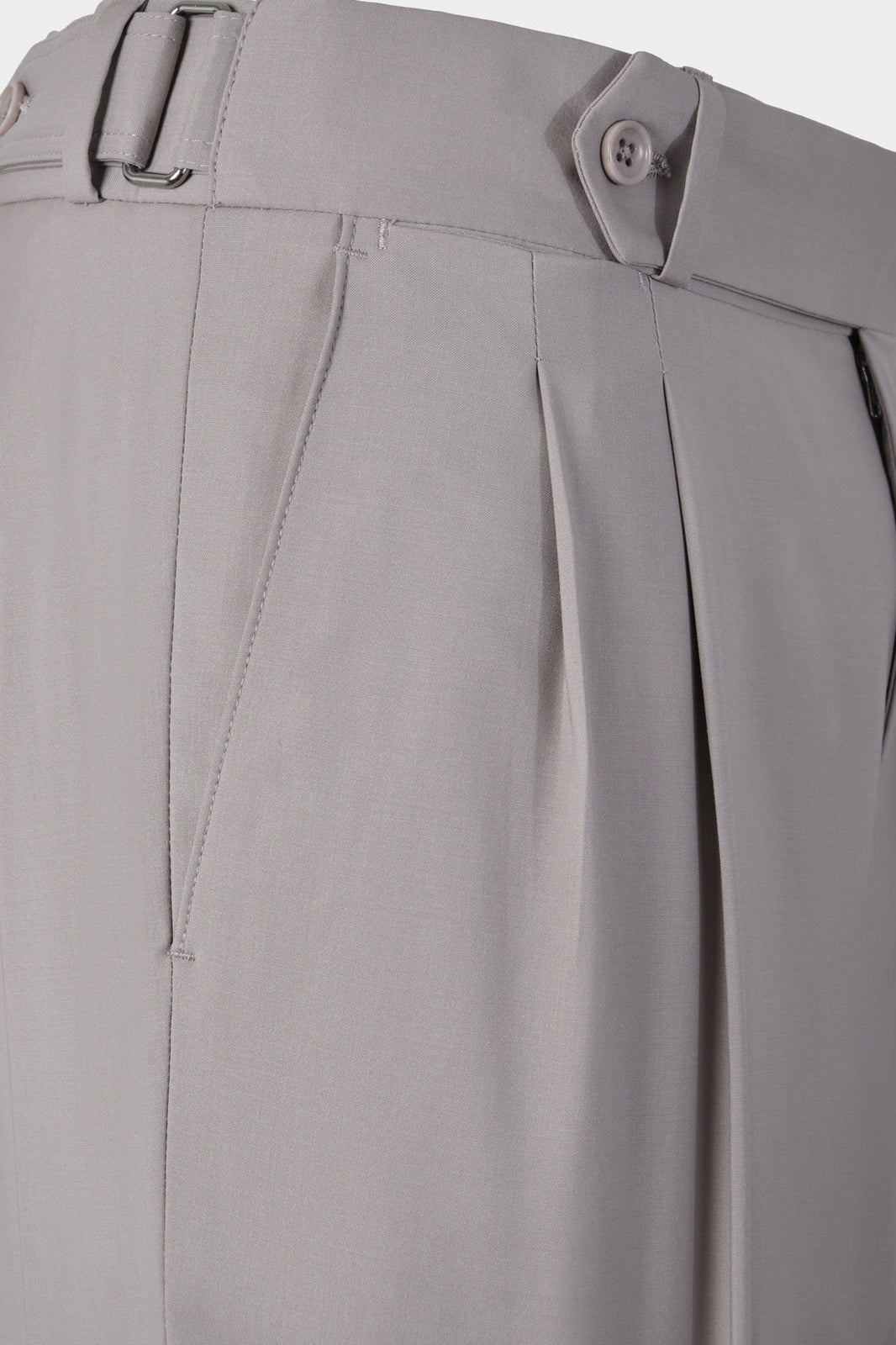 Pantalon double pinces - Gris