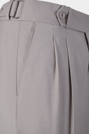 Pantalon double pinces - Gris