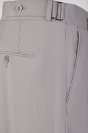 Pantalon double pinces - Gris