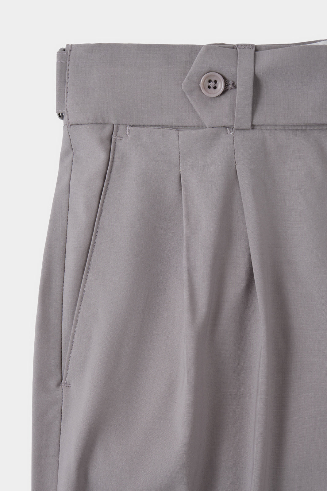 Pantalon double pinces - Gris