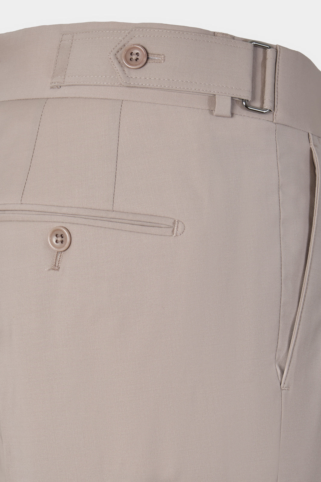 Pantalon double pinces - Taupe
