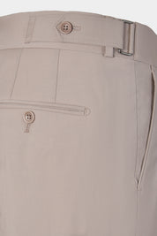 Pantalon double pinces - Taupe