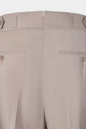 Pantalon double pinces - Taupe