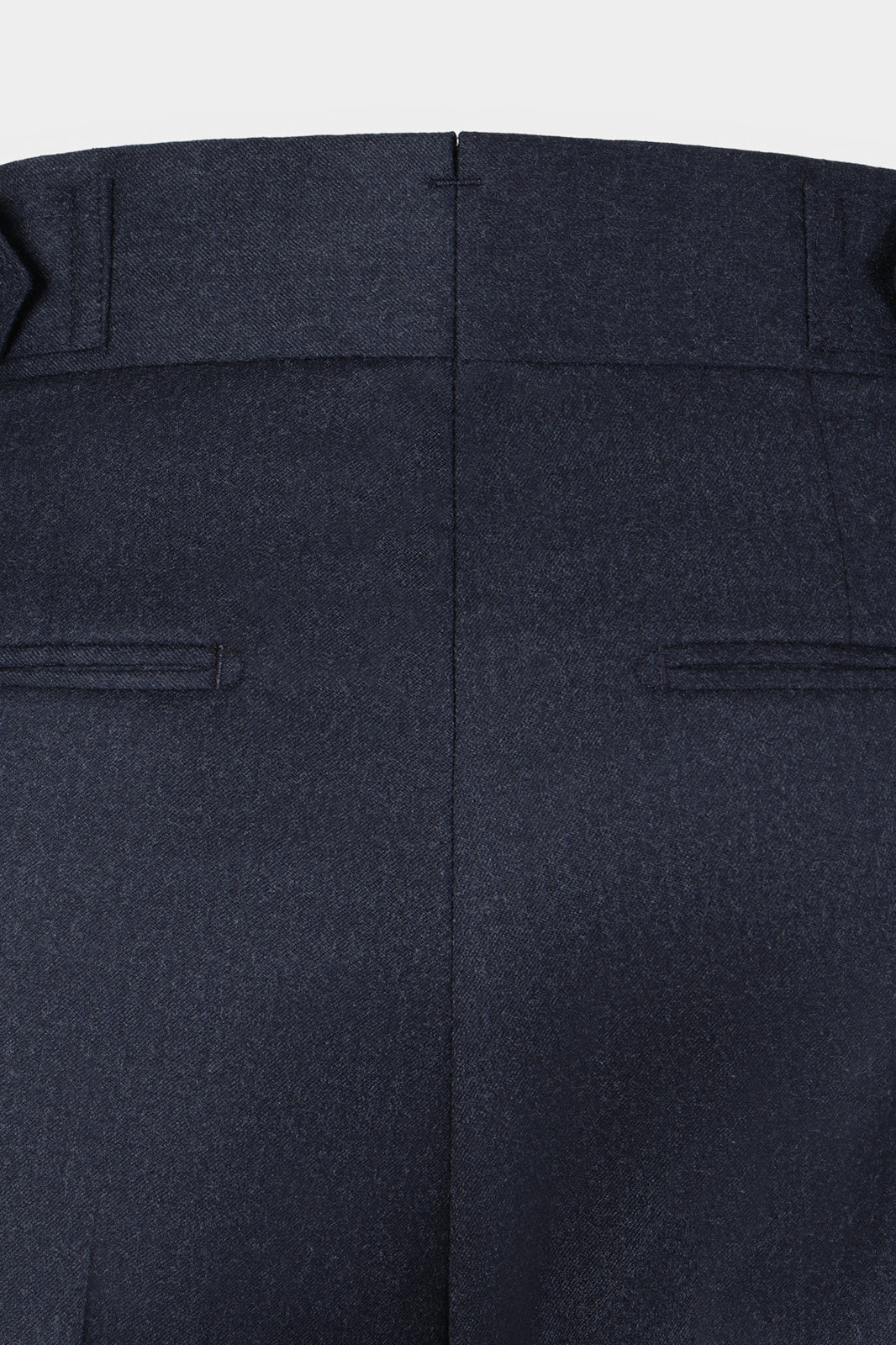 Double-Pleated Flannel Trousers - Dark Navy - Swiss Price 149