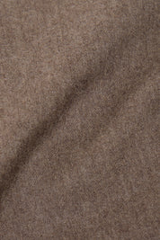 Pantalon double pinces en flanelle - Beige