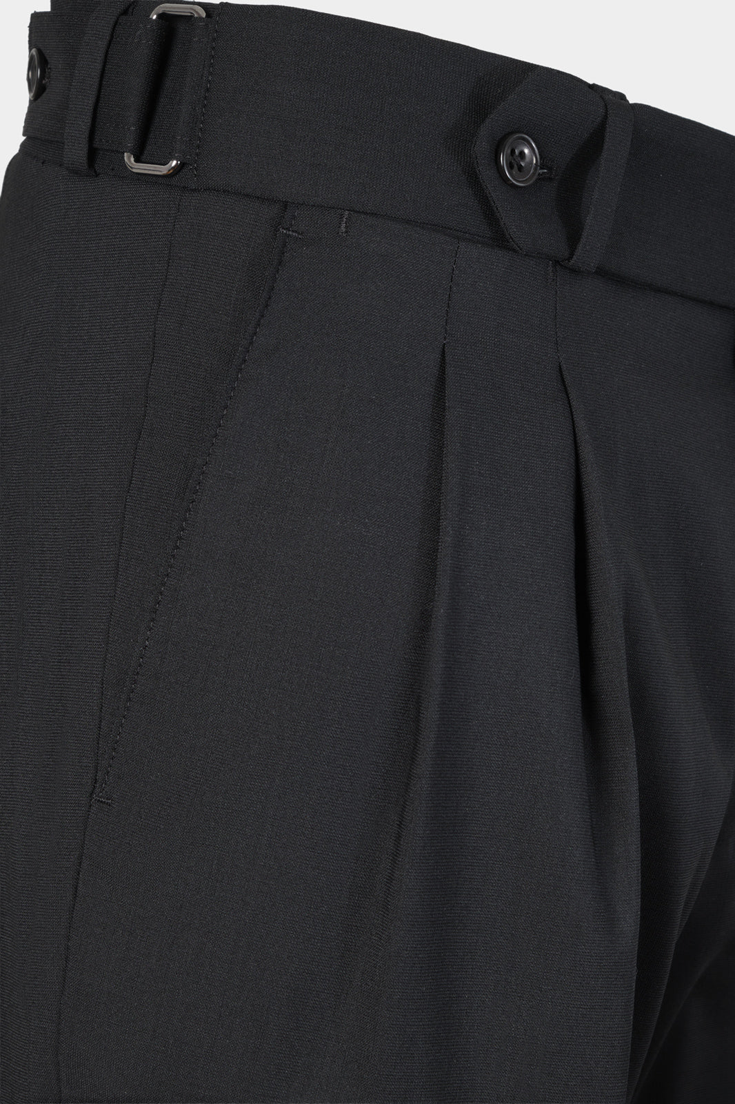 Double-pleated wool trousers - Black - to be checked by Dorit