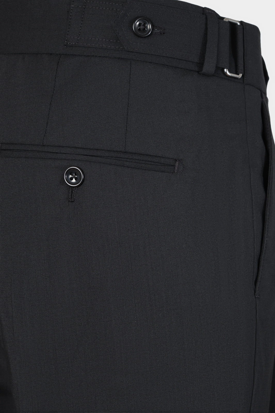 Double-pleated wool trousers - Black - to be checked by Dorit