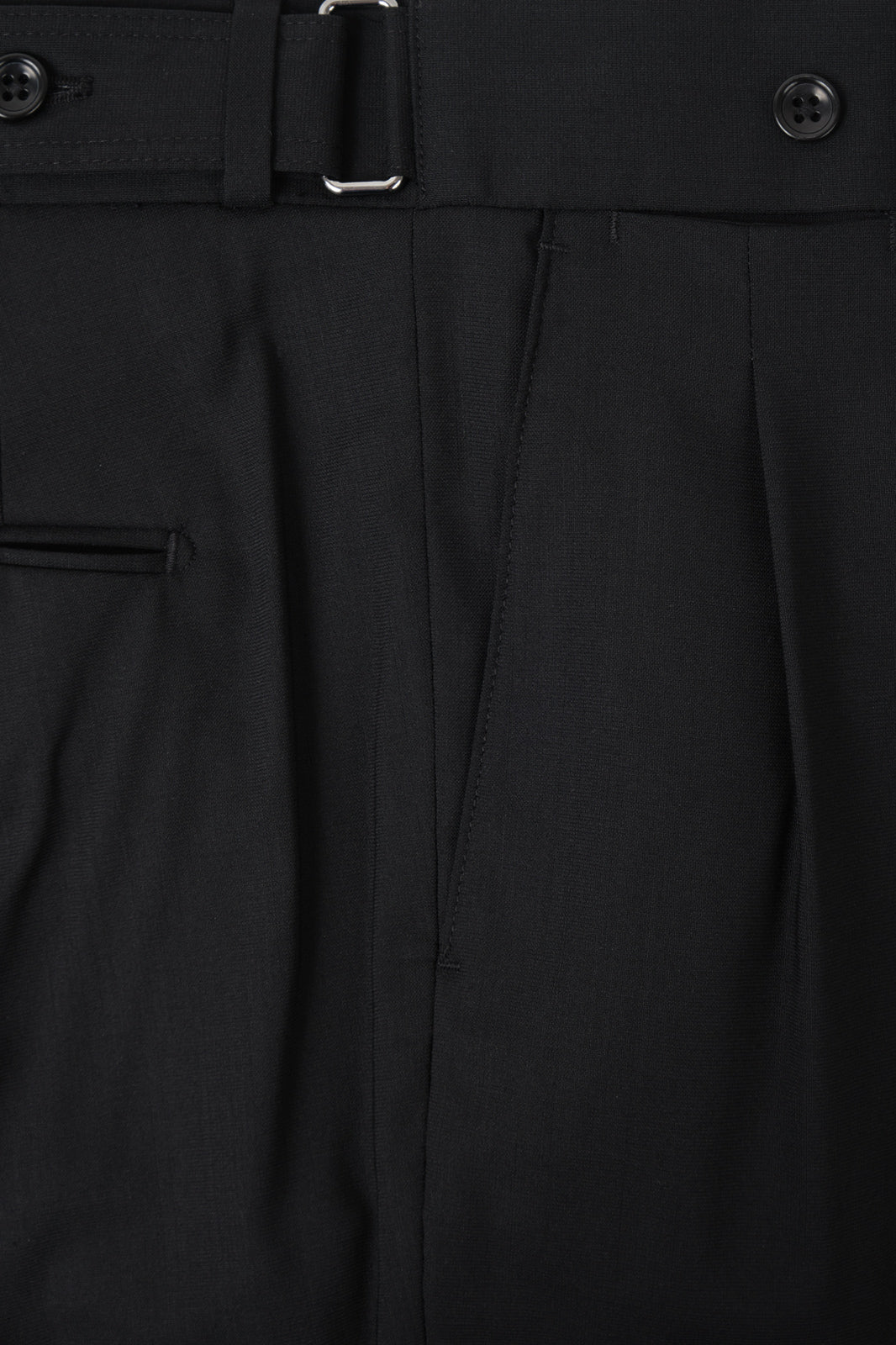 Double-pleated wool trousers - Black - to be checked by Dorit