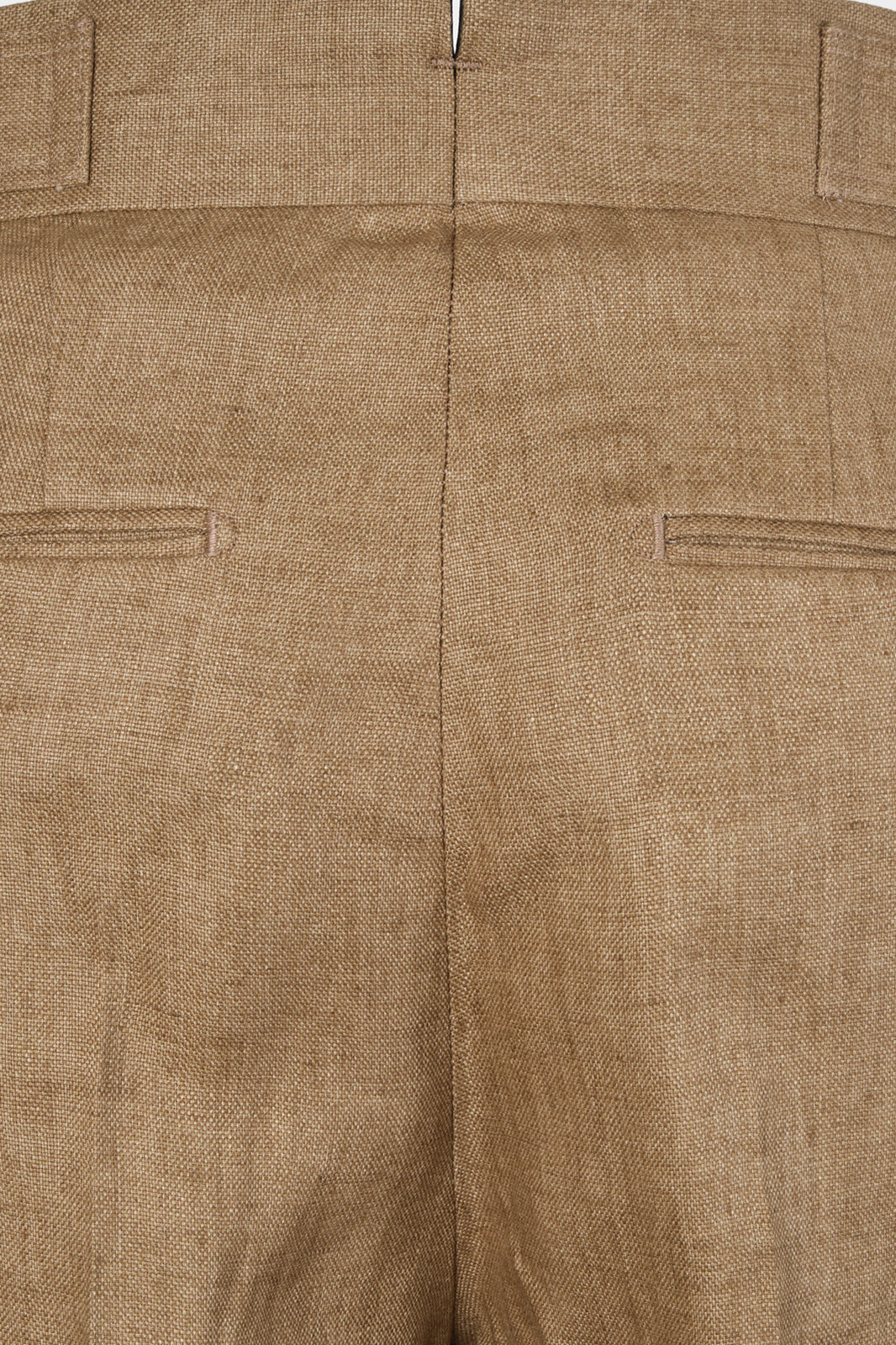 Double-pleated linen trousers - Sand - for Dorit to check