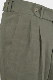 Pantalon double pinces - Kaki