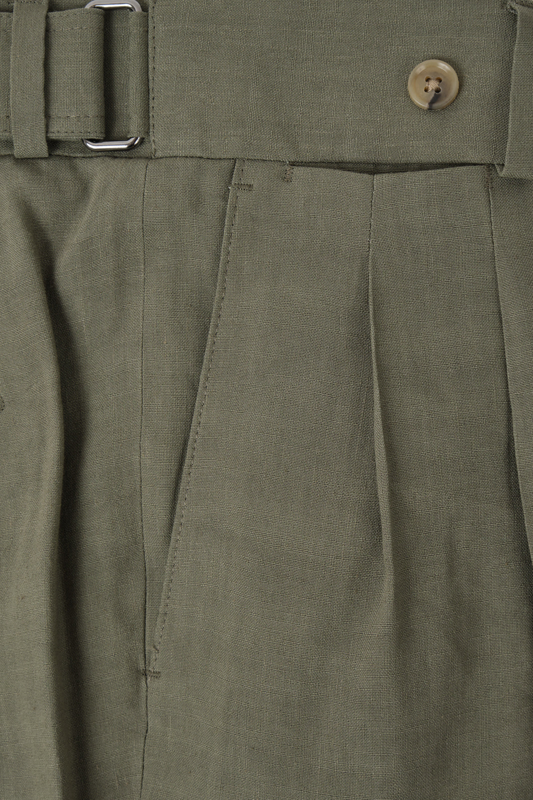 Pantalon double pinces - Kaki