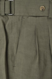 Pantalon double pinces - Kaki