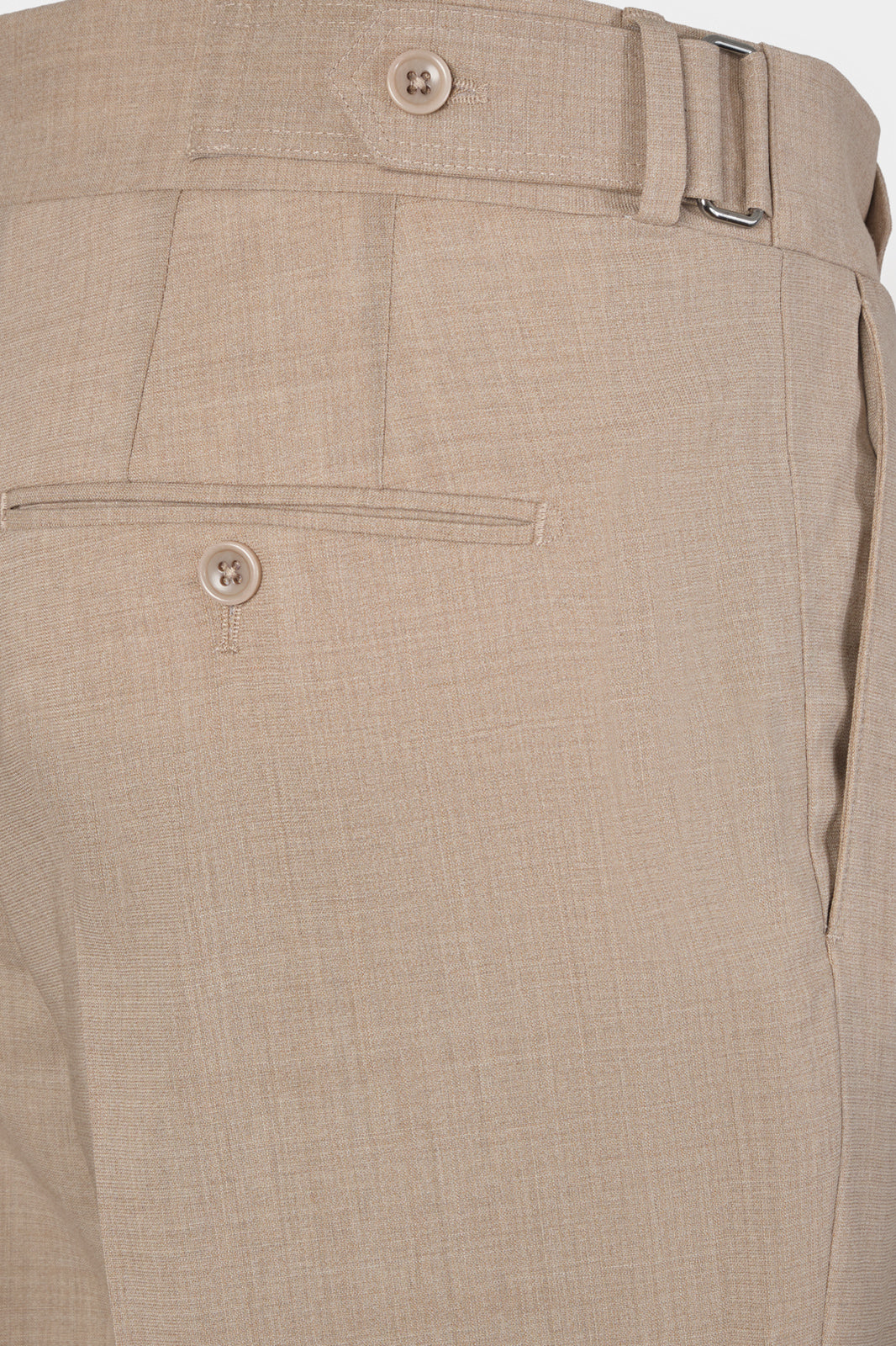 Double-pleated wool trousers - Beige - to be checked by Dorit