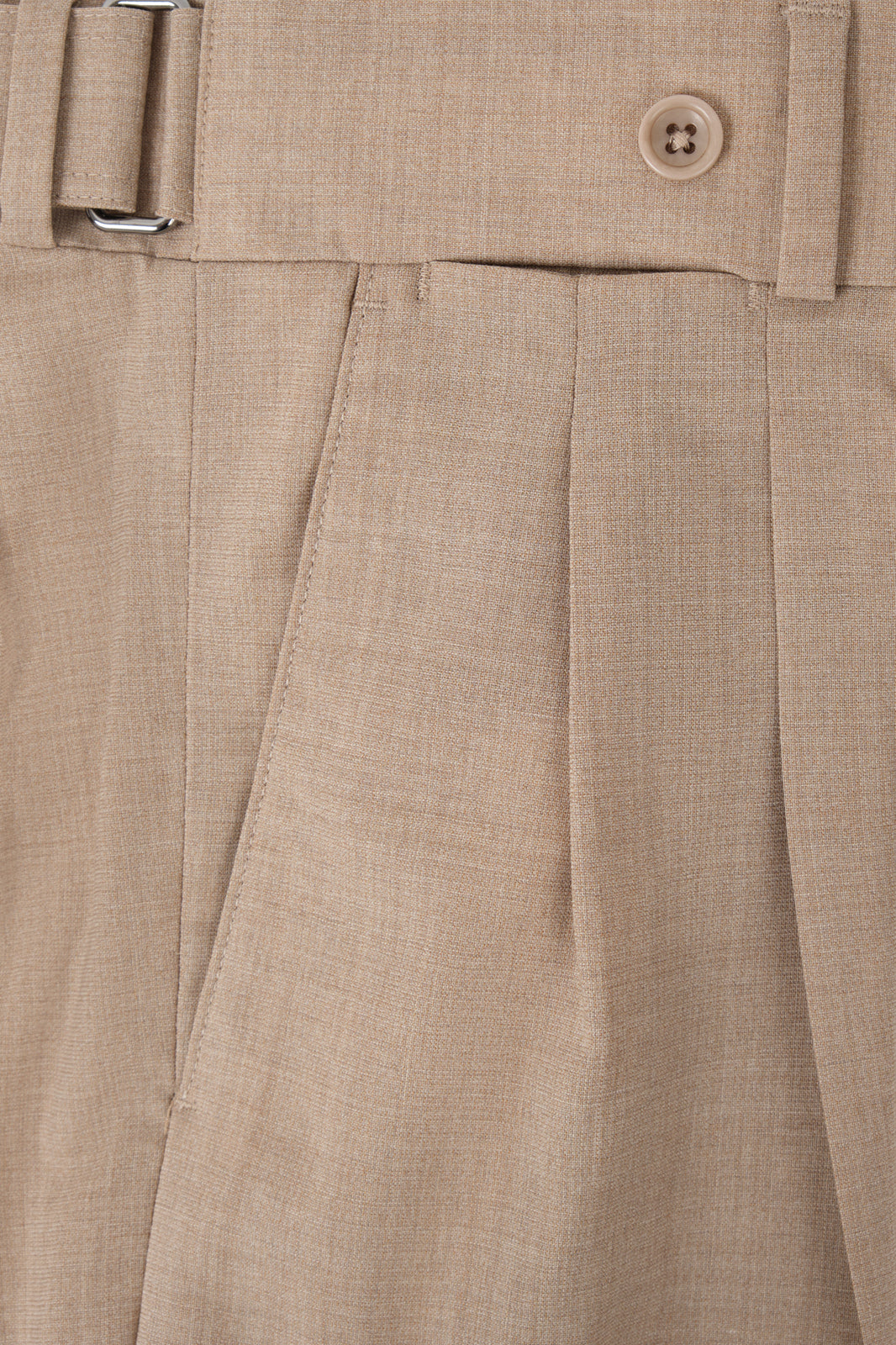 Double-pleated wool trousers - Beige - to be checked by Dorit