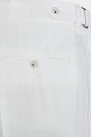 Double-pleated trousers - White - to be checked by Dorit