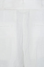 Double-pleated trousers - White - to be checked by Dorit