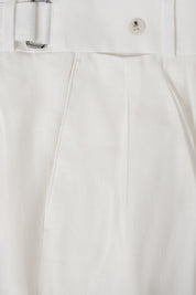 Double-pleated trousers - White - to be checked by Dorit