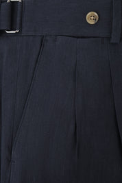 Pantalon double pinces - Marine
