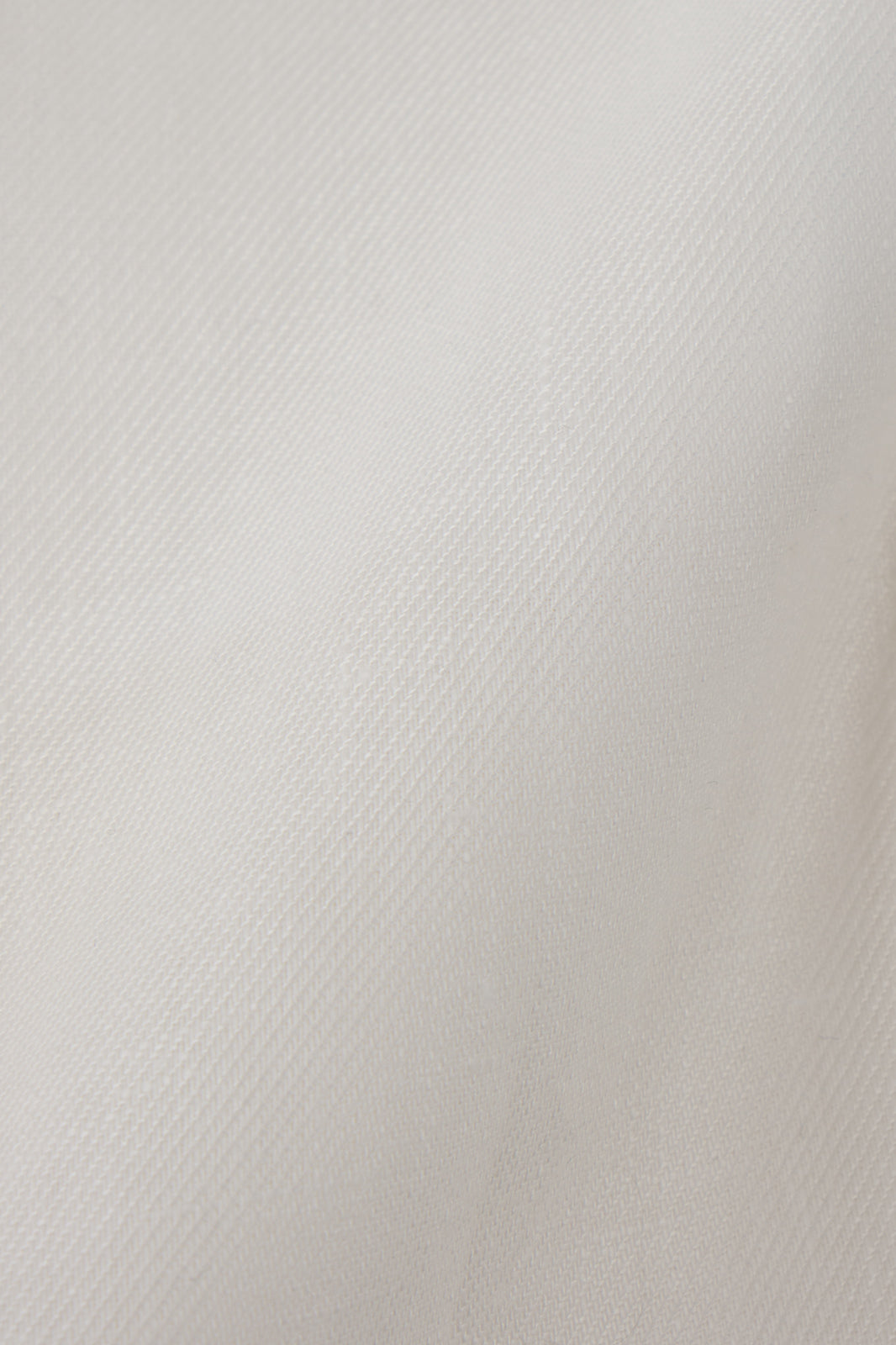 Pantalon en lin à patte de serrage - Blanc