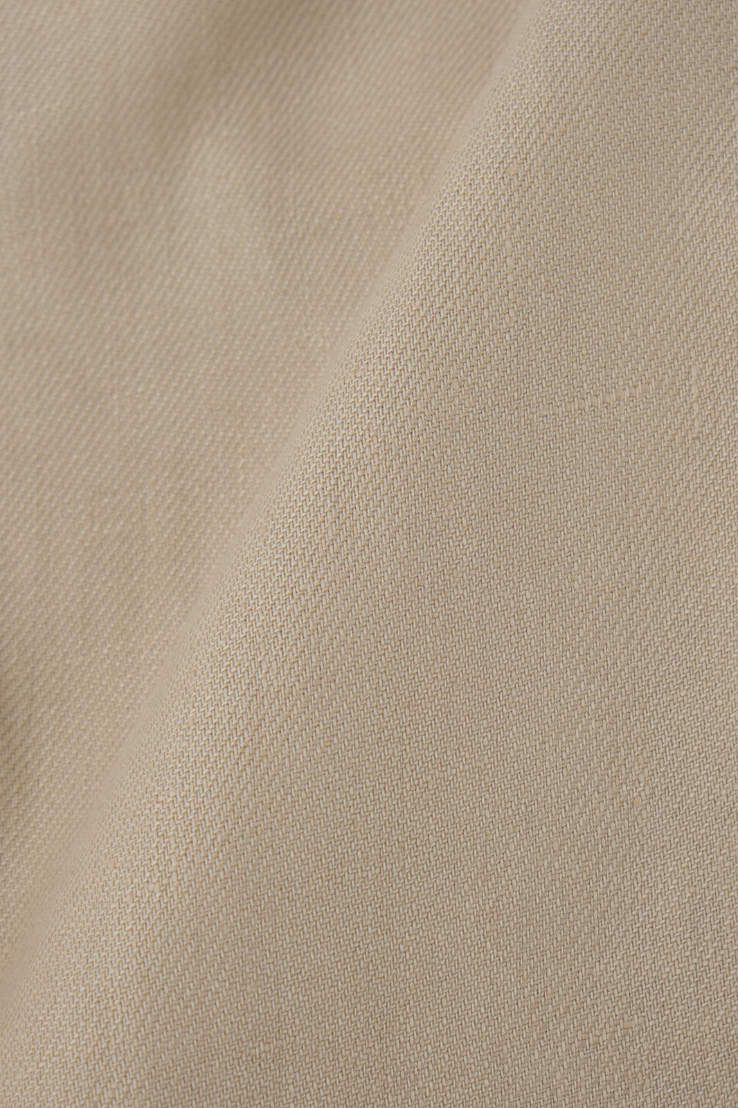 Pantalon en lin à patte de serrage - Beige