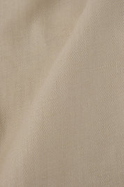 Pantalon en lin à patte de serrage - Beige