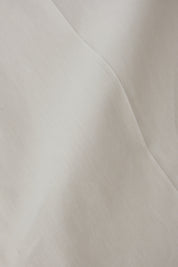 1-ply cotton pants with drawstring - White