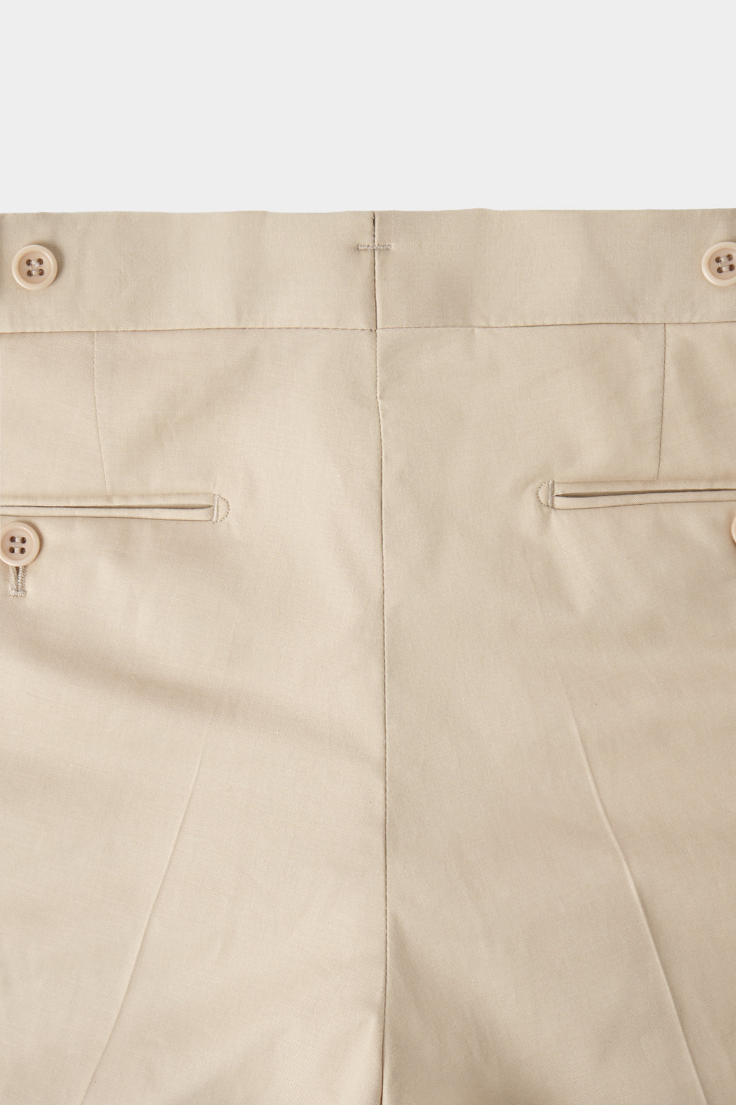 Cotton pants with drawstring - Beige