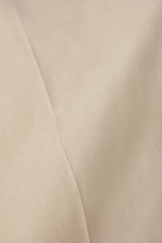 Cotton pants with drawstring - Beige