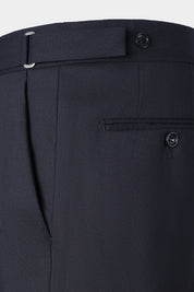 Pantalon à patte de serrage - Marine