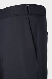 Pantalon à patte de serrage - Marine