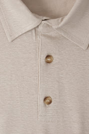 Linen Polo Shirt - Light Beige - Swiss price 65 - to be checked by Dorit