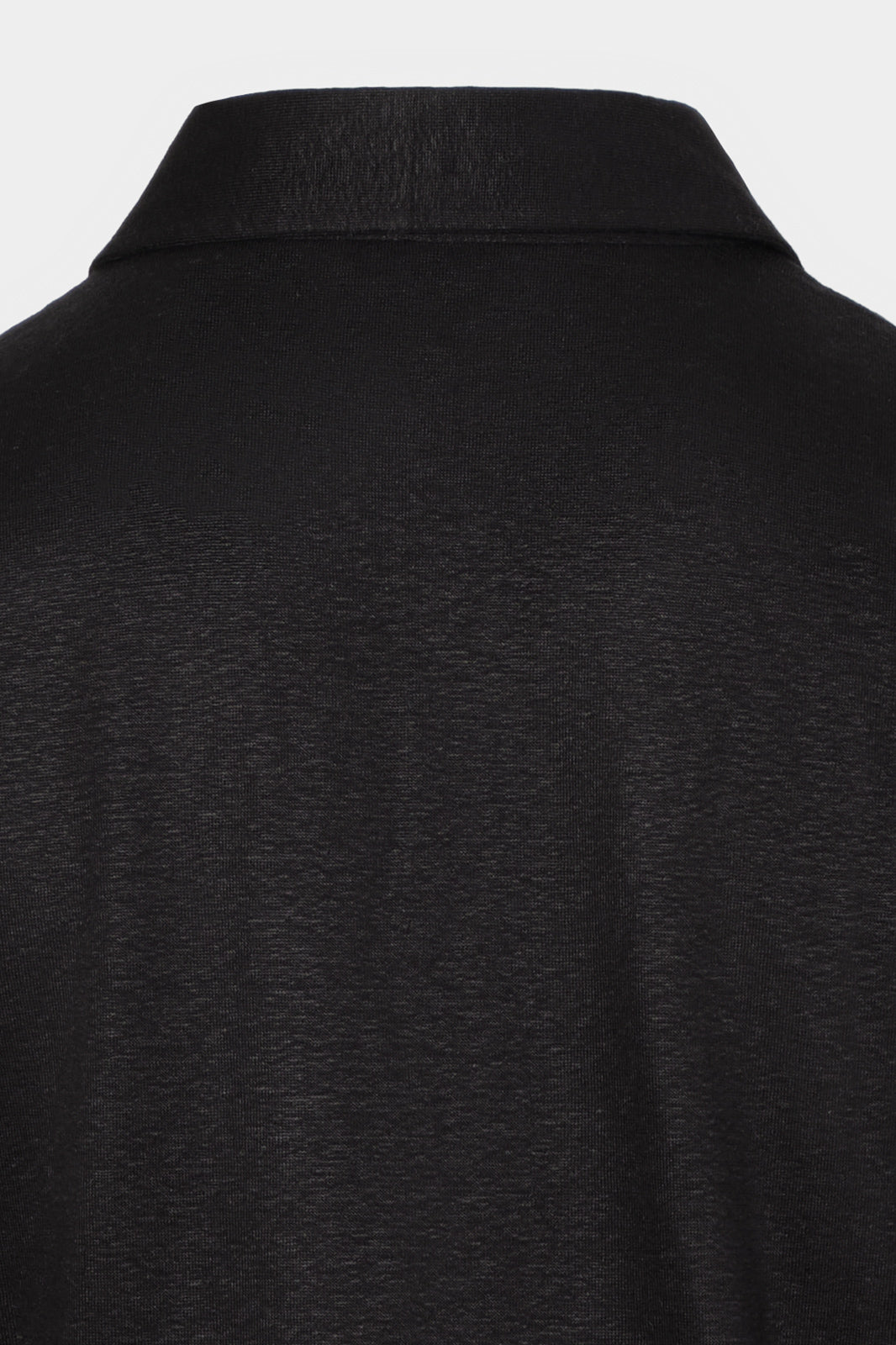 LPM linen polo shirt - Black - Swiss price 65 - to be checked by Dorit