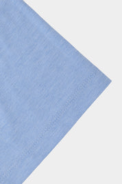 Jersey cotton polo shirt - Sky blue
