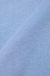 Jersey cotton polo shirt - Sky blue