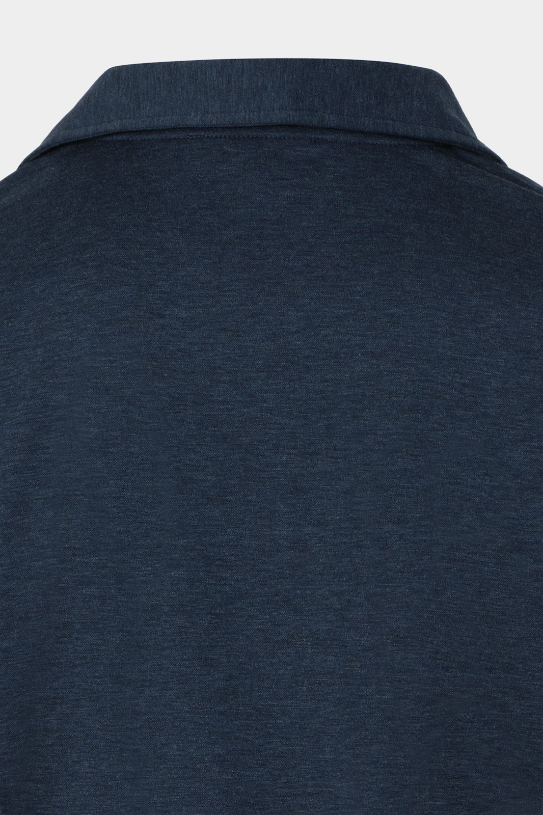 Jersey cotton polo shirt - Navy