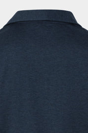 Jersey cotton polo shirt - Navy