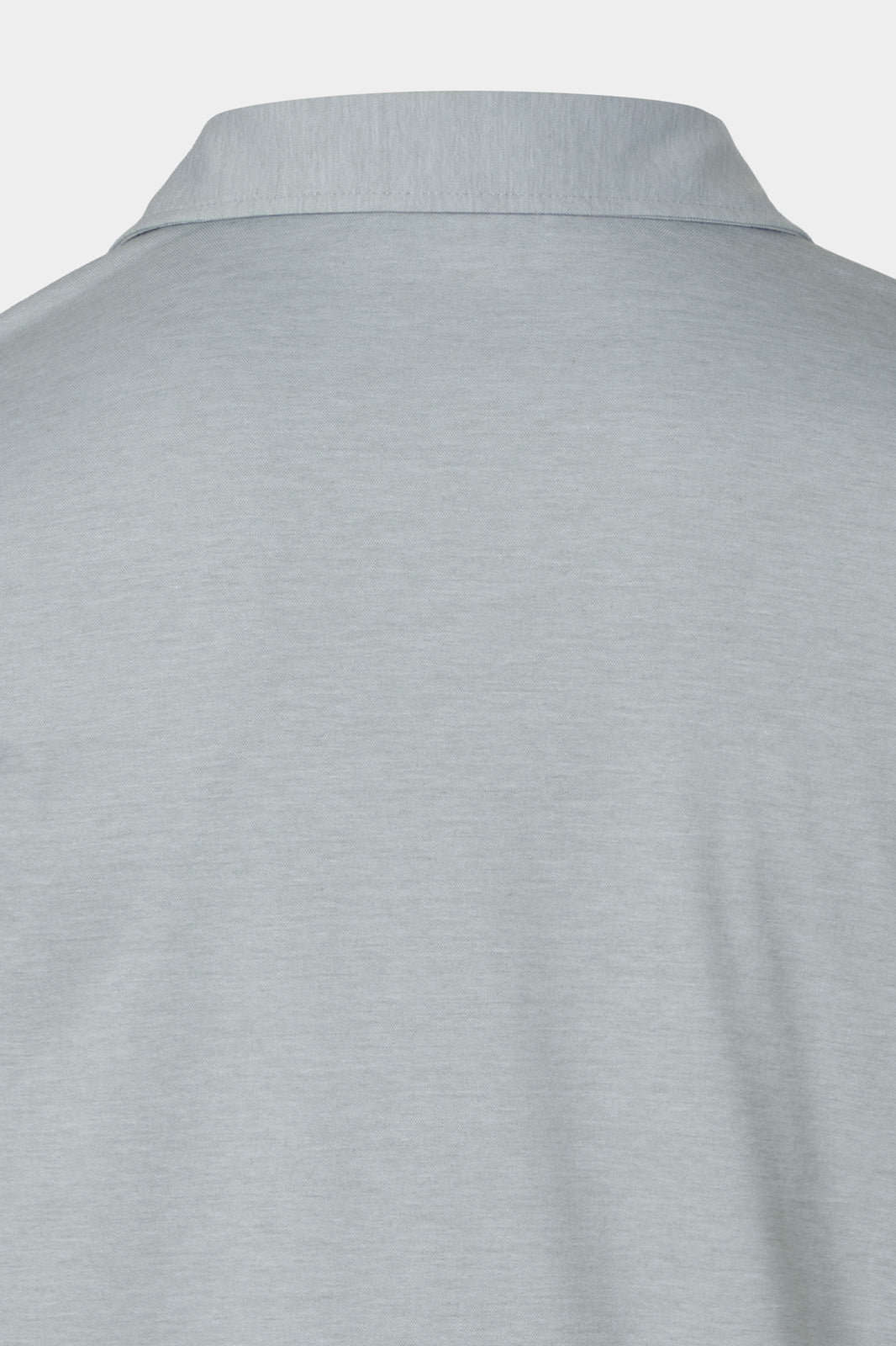 Cotton jersey polo shirt - Sage