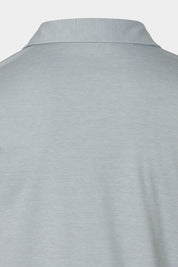 Cotton jersey polo shirt - Sage