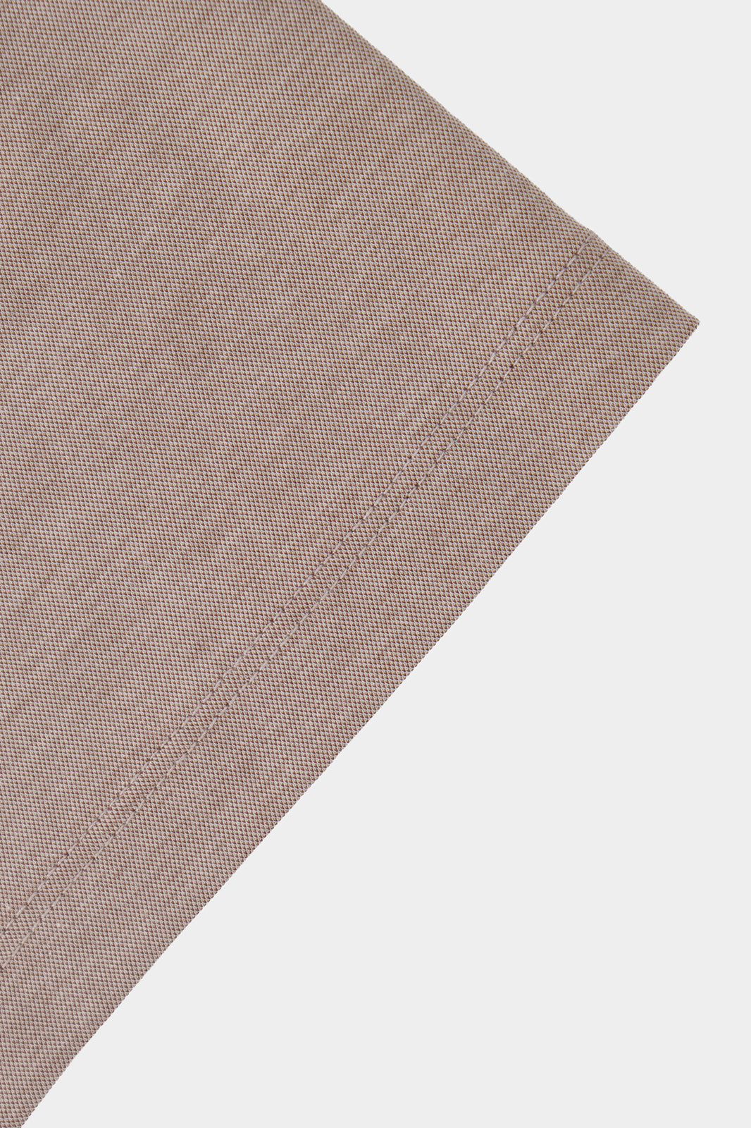 Jersey cotton polo shirt - Taupe